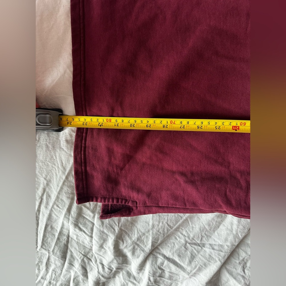 Kenzo Paris Burgundy Logo Sweatshirt Dress – Size M – Embroidered Back Graphic – - Picture 5 of 10